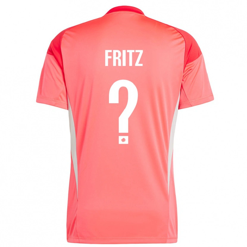 Danxen Dames Gustav Fritz #0 Rood Wit Keepersshirt 2025/26 T-Shirt