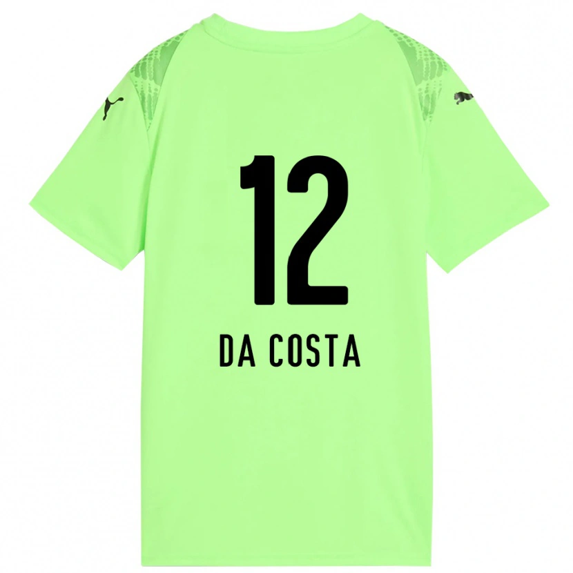 Danxen Dames Paulo da Costa #12 Licht Groen Zwart Keepersshirt 2025/26 T-Shirt