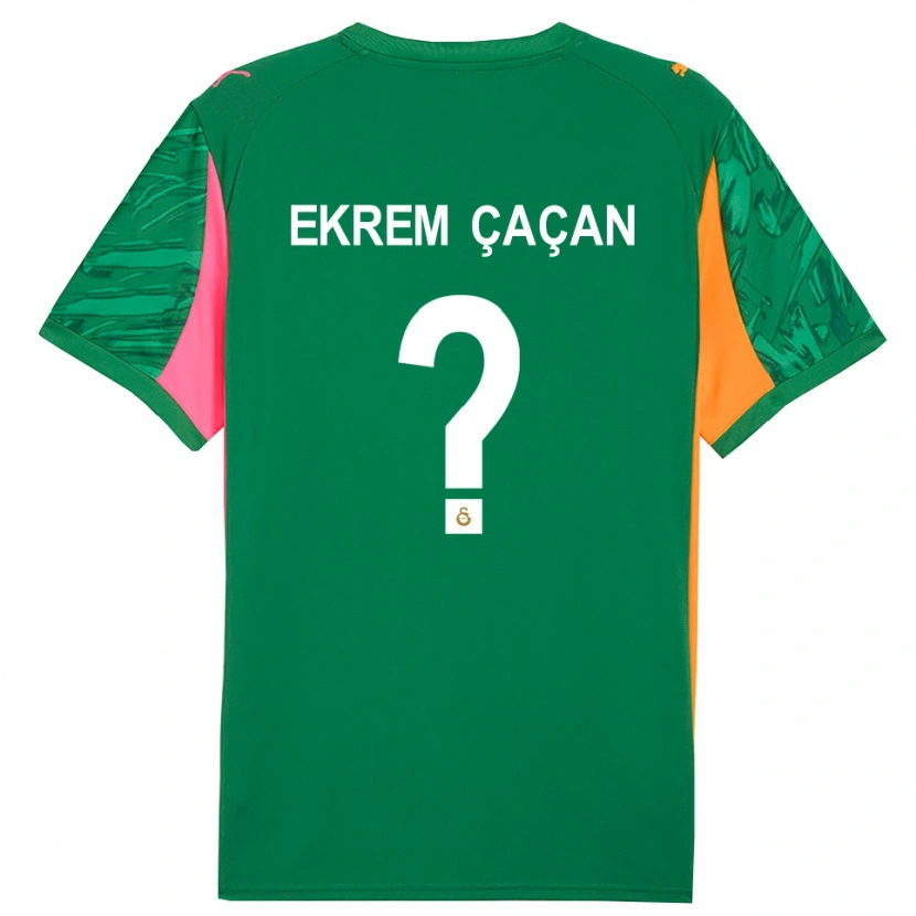 Danxen Dames Yağız Ekrem Çaçan #0 Groen Oranje Roze Keepersshirt 2025/26 T-Shirt