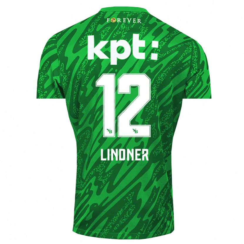 Danxen Dames Heinz Lindner #12 Groen Wit Keepersshirt 2025/26 T-Shirt
