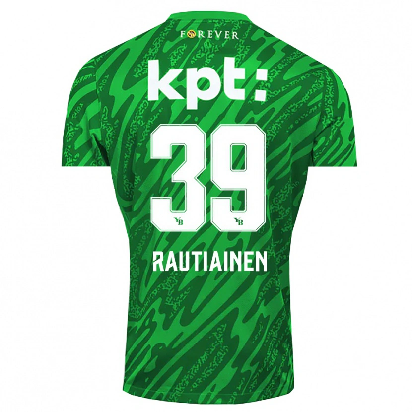 Danxen Dames Iina Rautiainen #39 Groen Wit Keepersshirt 2025/26 T-Shirt