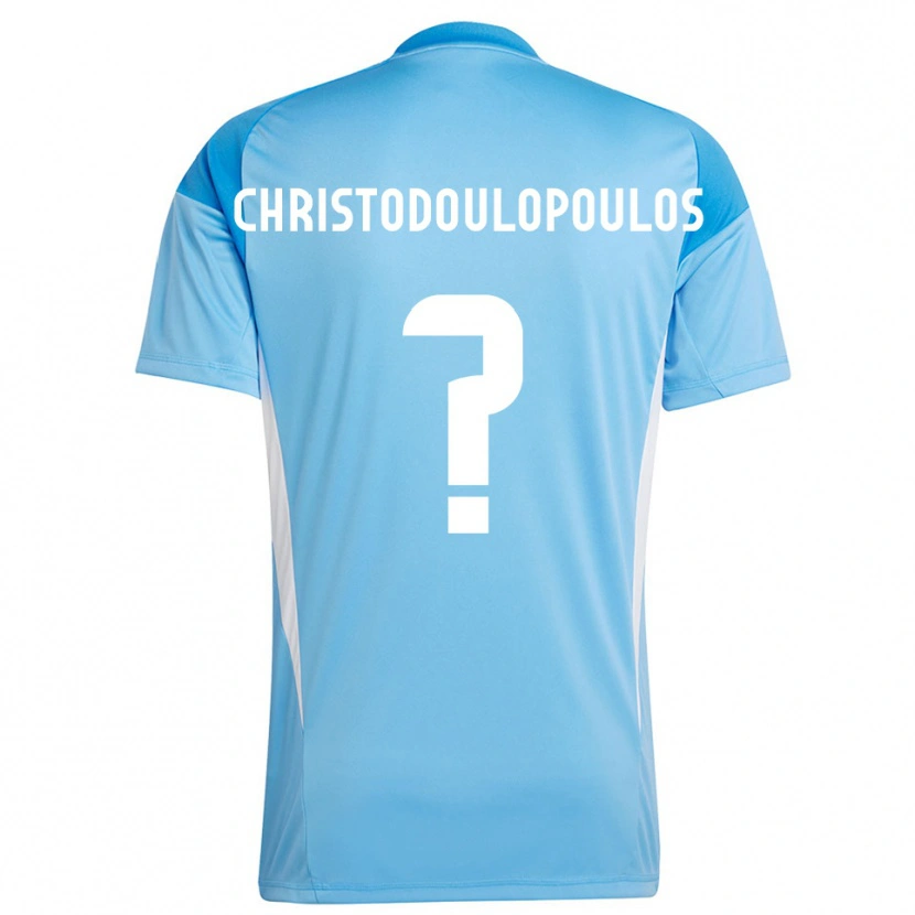 Danxen Dames Giannis Christodoulopoulos #0 Diep Hemelsblauw Keepersshirt 2025/26 T-Shirt