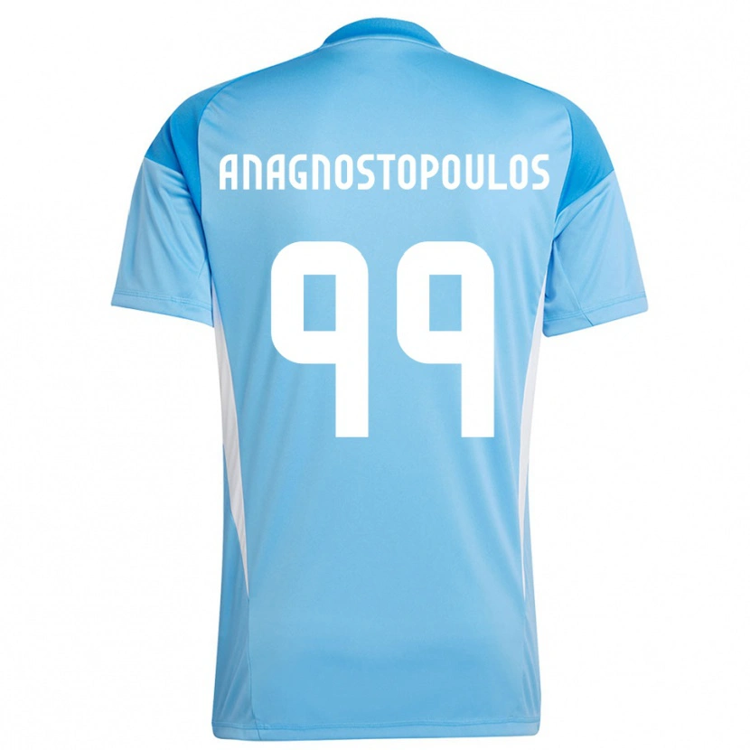 Danxen Dames Alexandros Anagnostopoulos #99 Diep Hemelsblauw Keepersshirt 2025/26 T-Shirt