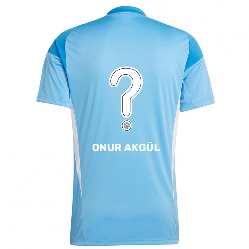 Danxen Dames Rüzgar Onur Akgül #0 Koningsblauw Wit Keepersshirt 2025/26 T-Shirt