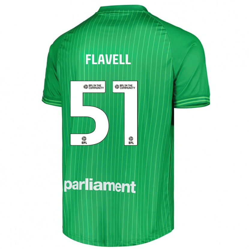 Danxen Dames Kieren Flavell #51 Limoengroen Keepersshirt 2025/26 T-Shirt