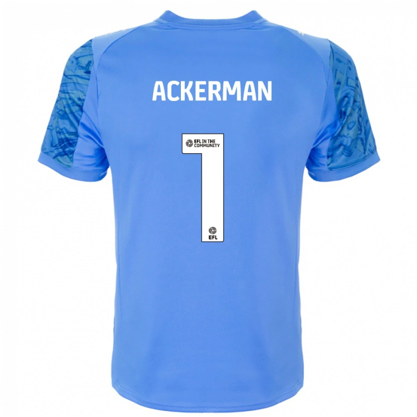 Danxen Dames Emily Ackerman #1 Dodgerblauw Keepersshirt 2025/26 T-Shirt