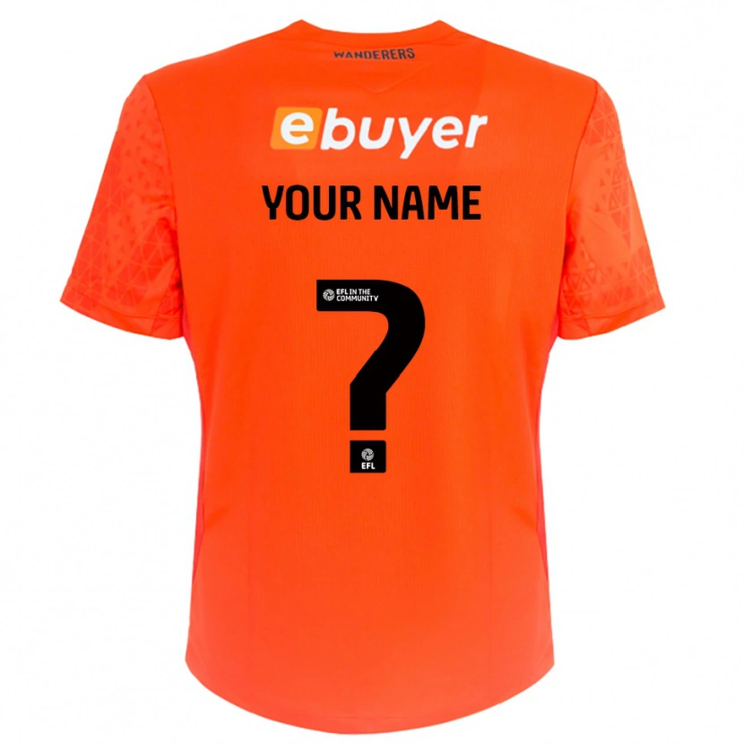Danxen Dames Bolton Wanderers Oranje Zwart Keepersshirt 2025/26 T-Shirt