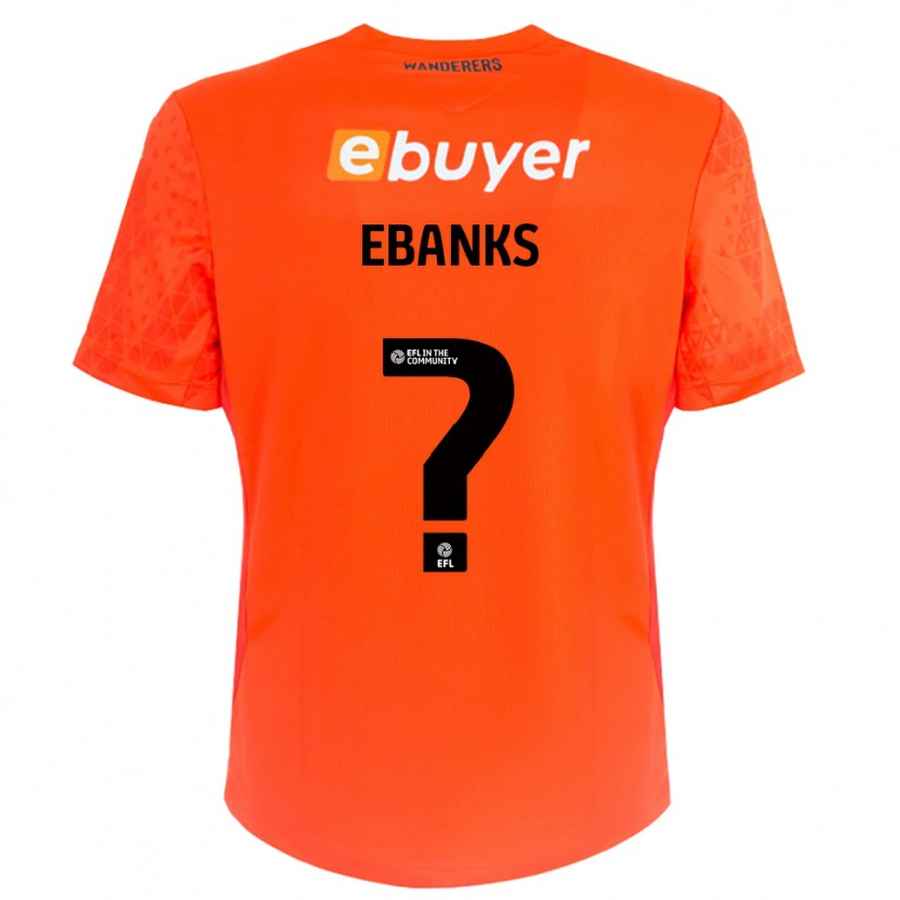 Danxen Dames Eve Ebanks #0 Oranje Zwart Keepersshirt 2025/26 T-Shirt