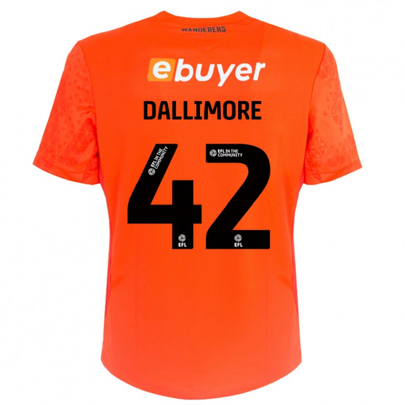 Danxen Dames Jack Dallimore #42 Oranje Zwart Keepersshirt 2025/26 T-Shirt