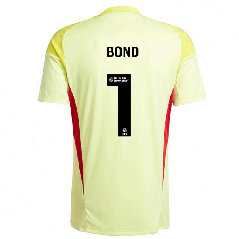 Danxen Dames Abbi Bond #1 Lichtgeel Keepersshirt 2025/26 T-Shirt