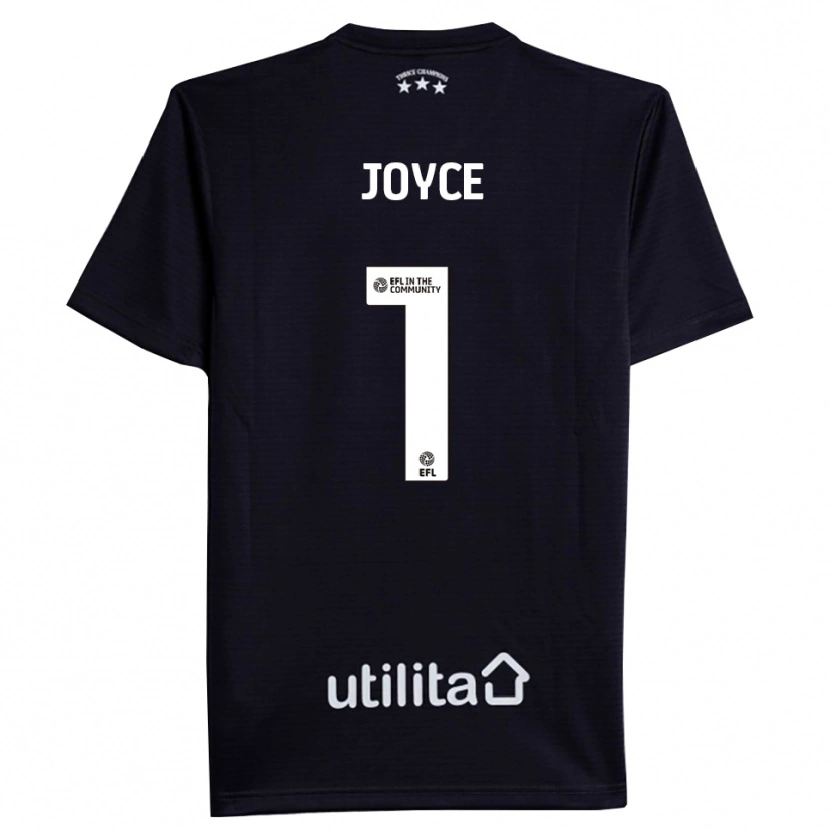 Danxen Dames Lauren Joyce #1 Zwart Wit Keepersshirt 2025/26 T-Shirt