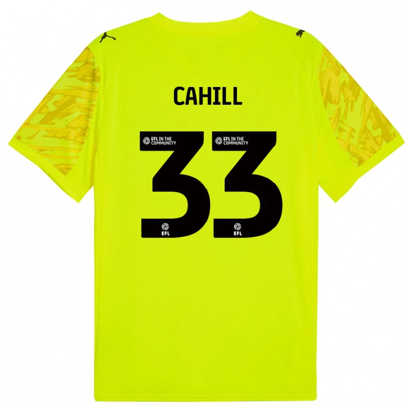 Danxen Dames Killian Cahill #33 Fluorescerend Groen Keepersshirt 2025/26 T-Shirt