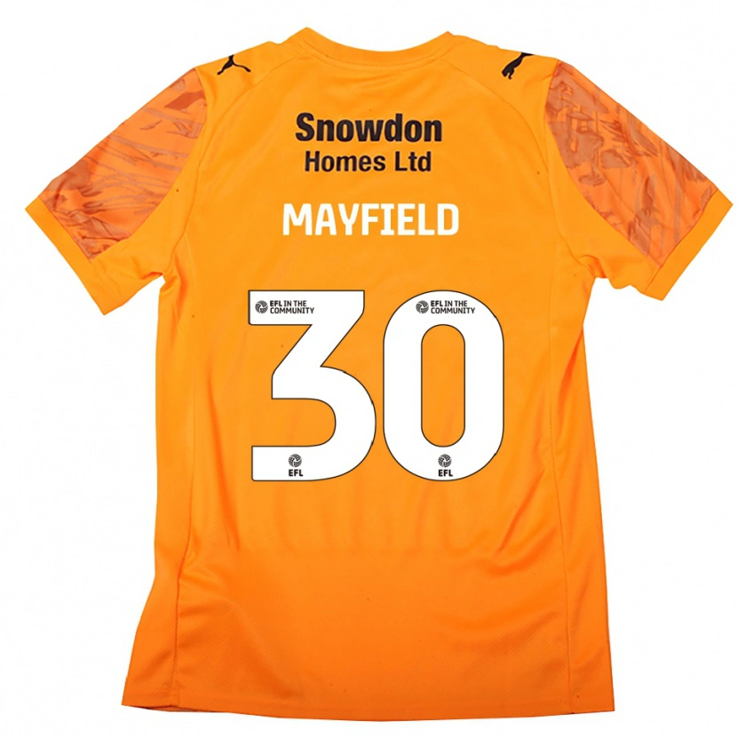 Danxen Dames Holly Mayfield #30 Oranje Zwart Keepersshirt 2025/26 T-Shirt