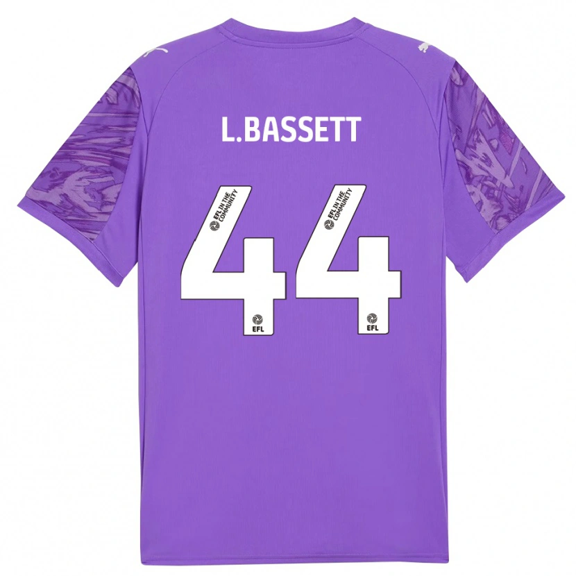 Danxen Dames Louis Bassett #44 Paars Wit Keepersshirt 2025/26 T-Shirt