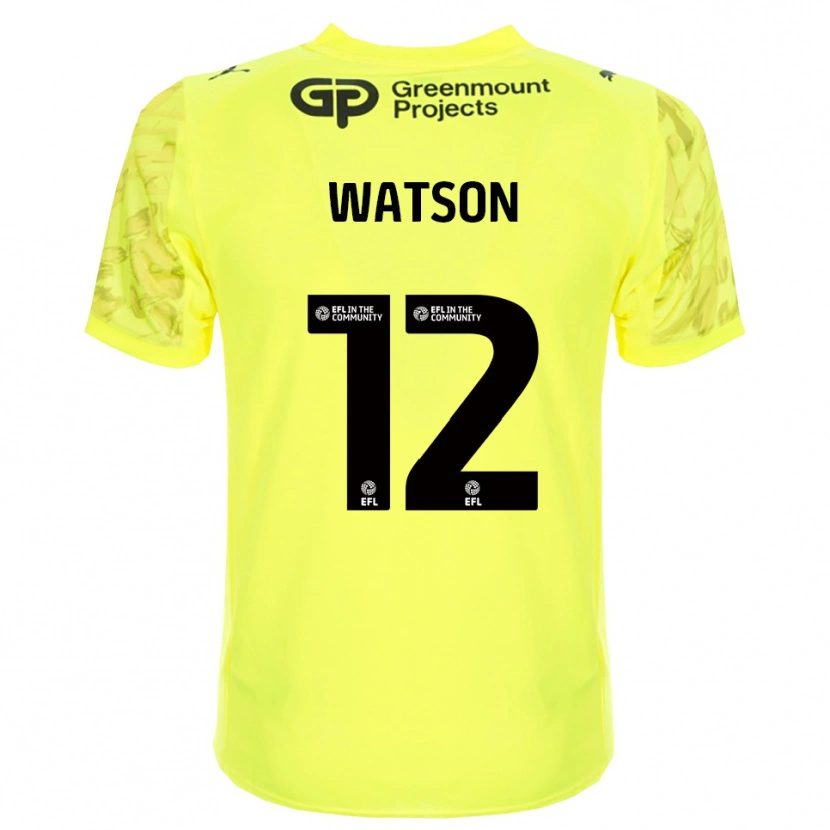 Danxen Dames Tom Watson #12 Fluorescerend Groen Zwart Keepersshirt 2025/26 T-Shirt