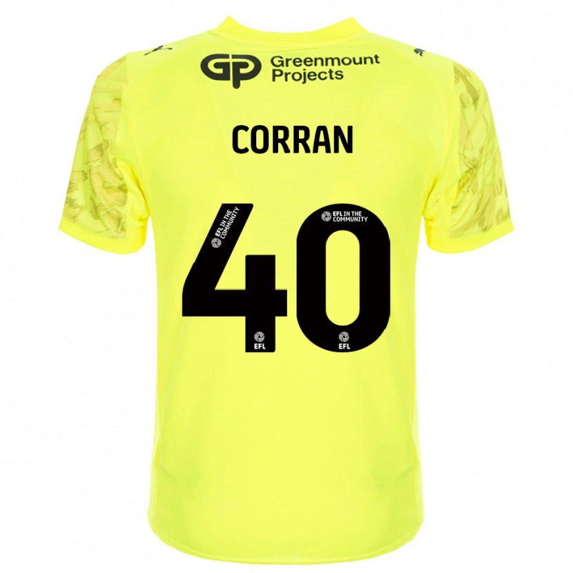 Danxen Dames Matthew Corran #40 Fluorescerend Groen Zwart Keepersshirt 2025/26 T-Shirt