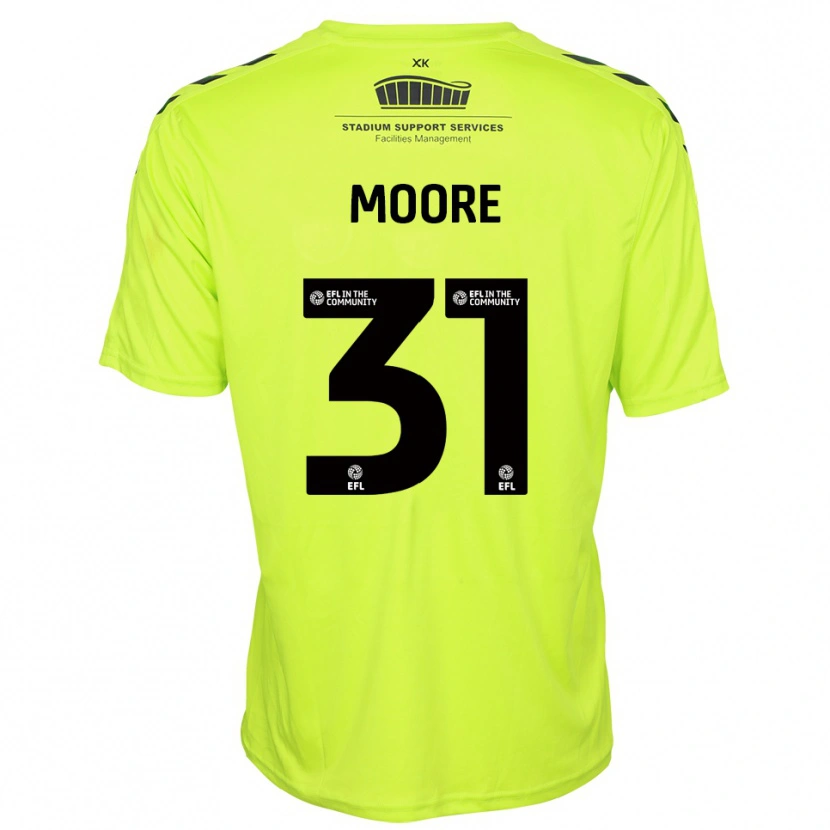 Danxen Dames Stuart Moore #31 Fluorescerend Groen Keepersshirt 2025/26 T-Shirt
