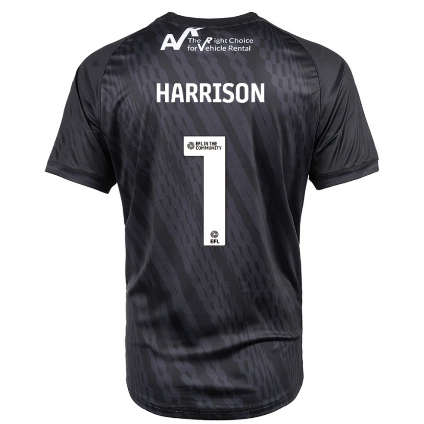 Danxen Dames Elyh Harrison #1 Zwart Wit Keepersshirt 2025/26 T-Shirt