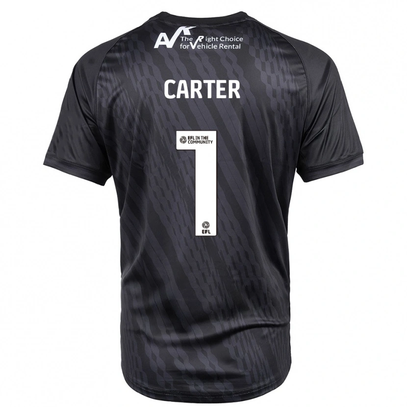 Danxen Dames Phoebe Carter #1 Zwart Wit Keepersshirt 2025/26 T-Shirt