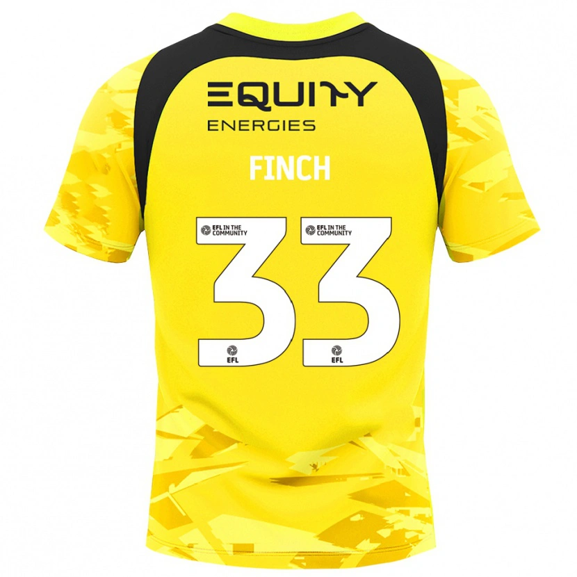 Danxen Dames Tom Finch #33 Lichtgeel Glack Keepersshirt 2025/26 T-Shirt