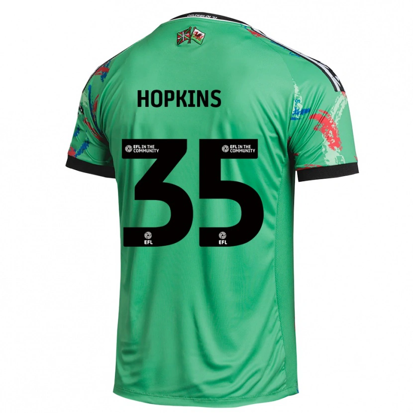 Danxen Dames Bailey Hopkins #35 Groen Rood Keepersshirt 2025/26 T-Shirt