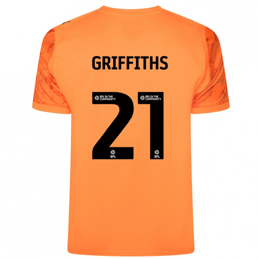 Danxen Dames Harry Griffiths #21 Oranje Zwart Keepersshirt 2025/26 T-Shirt