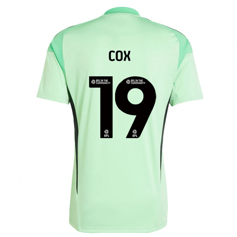 Danxen Dames Hannah Cox #19 Lichtgroen Zwart Keepersshirt 2025/26 T-Shirt