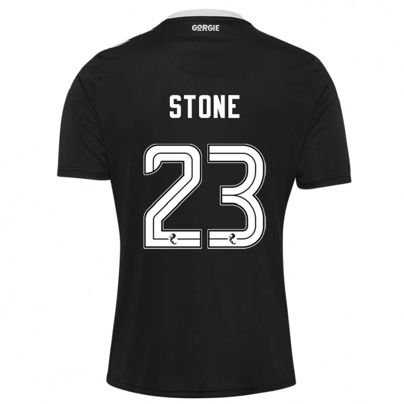 Danxen Dames Harry Stone #23 Zwart Bordeaux Keepersshirt 2025/26 T-Shirt