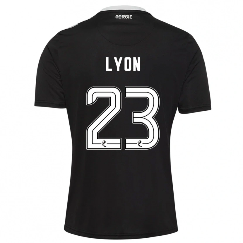 Danxen Dames Jack Lyon #23 Zwart Bordeaux Keepersshirt 2025/26 T-Shirt