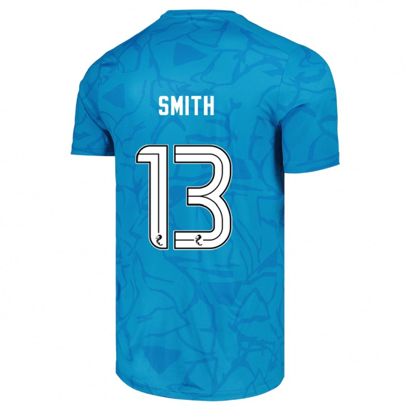 Danxen Dames Jordan Smith #13 Blauw Wit Keepersshirt 2025/26 T-Shirt
