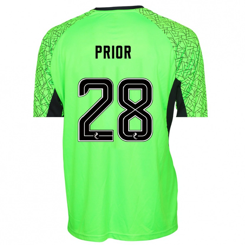 Danxen Dames Jérôme Prior #28 Groen Zwart Keepersshirt 2025/26 T-Shirt