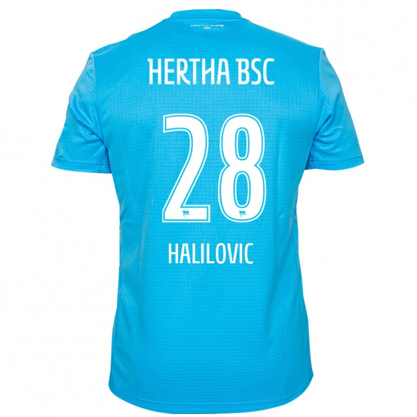 Danxen Dames Din Halilovic #28 Lichtblauw Wit Keepersshirt 2025/26 T-Shirt