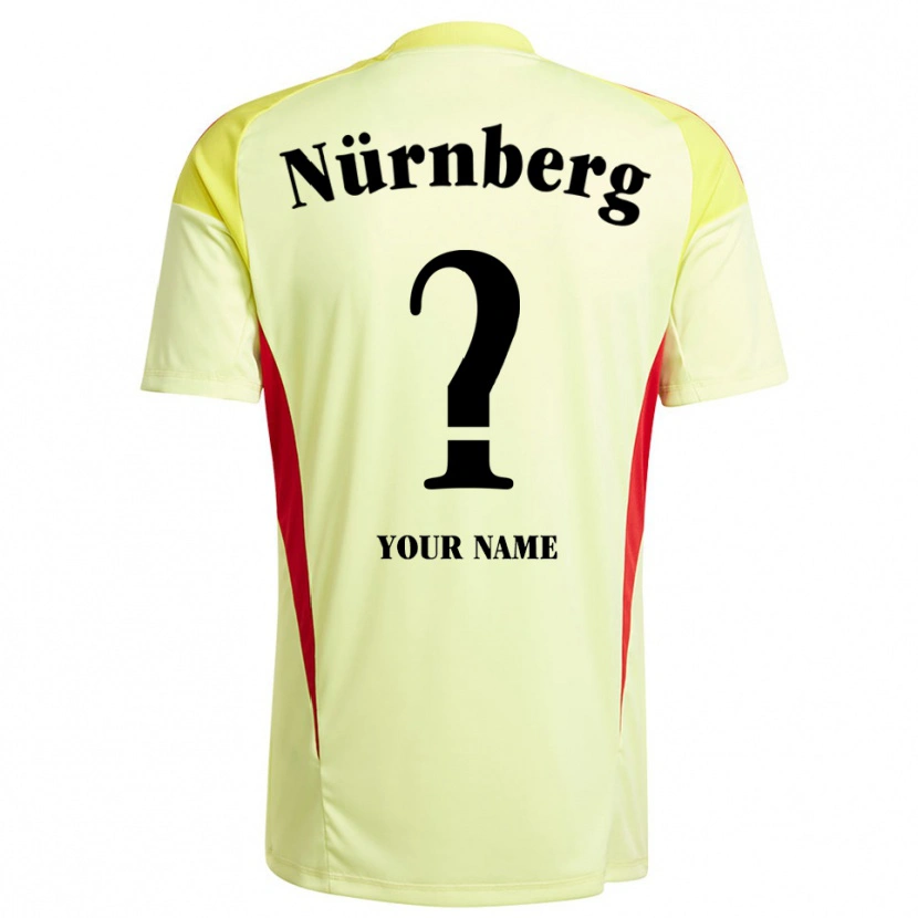 Danxen Dames 1. FC Nürnberg Geel Zwart Keepersshirt 2025/26 T-Shirt