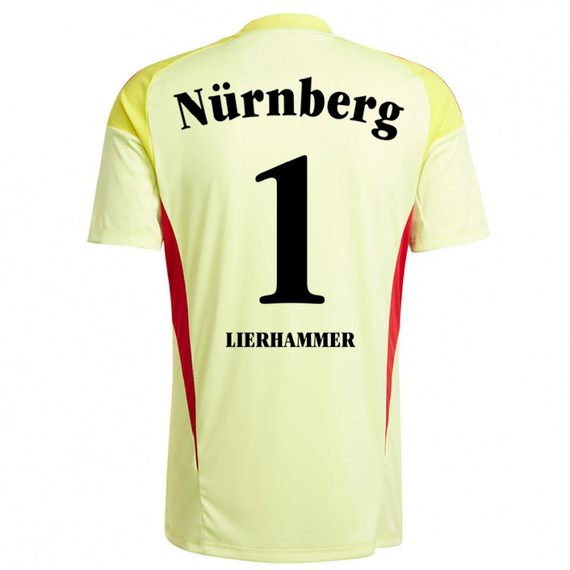 Danxen Dames Tim Lierhammer #1 Geel Zwart Keepersshirt 2025/26 T-Shirt
