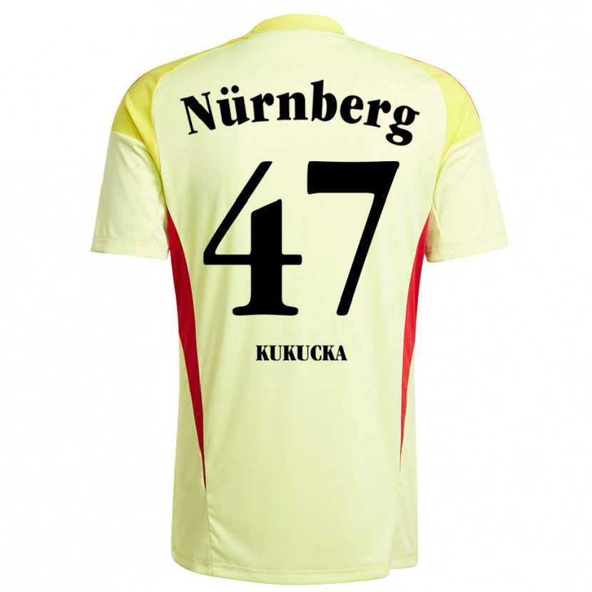 Danxen Dames Michal Kukucka #47 Geel Zwart Keepersshirt 2025/26 T-Shirt