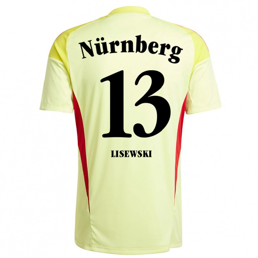 Danxen Dames Robin Lisewski #13 Geel Zwart Keepersshirt 2025/26 T-Shirt