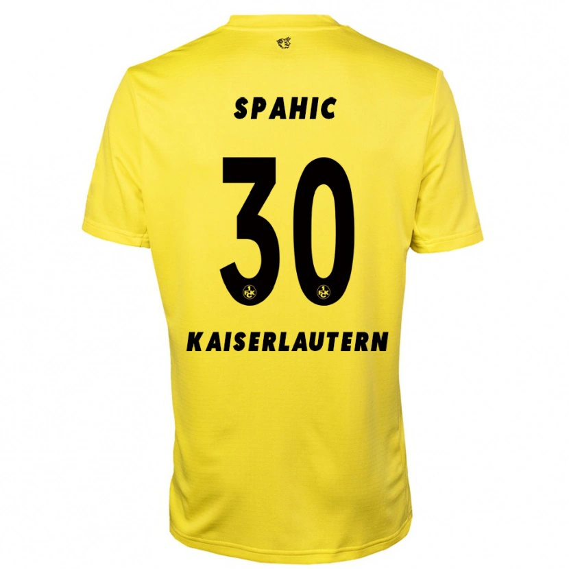 Danxen Dames Avdo Spahic #30 Geel Zwart Keepersshirt 2025/26 T-Shirt