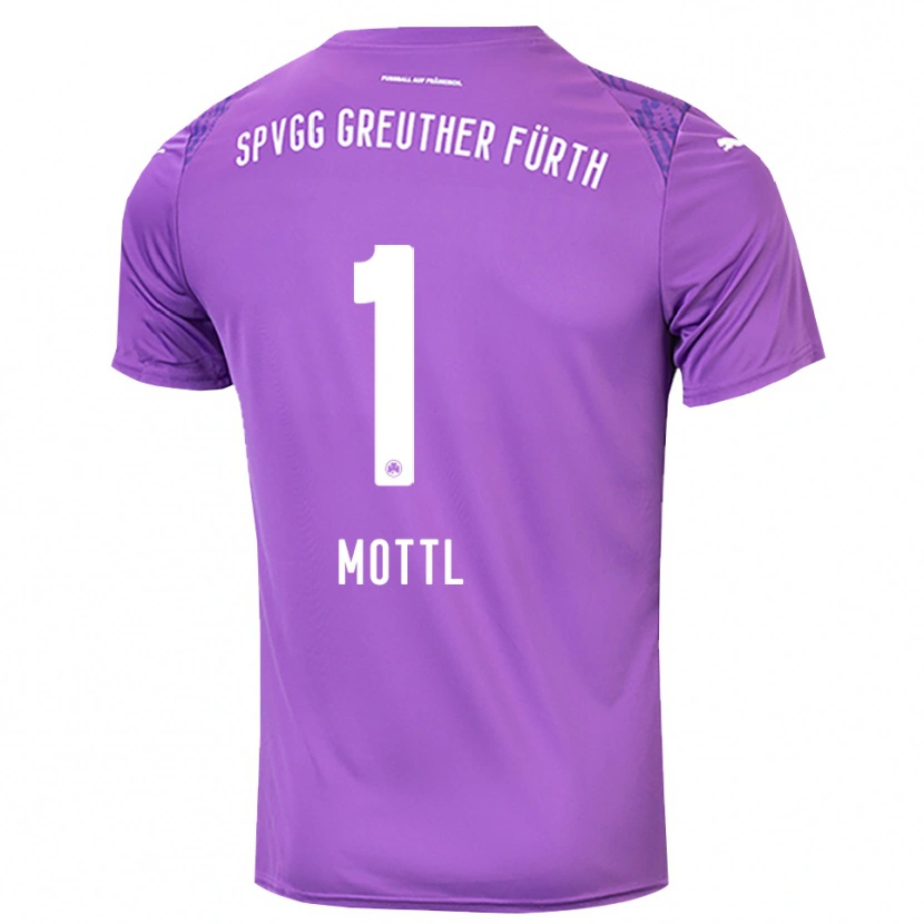 Danxen Dames Jan Mottl #1 Paars Wit Keepersshirt 2025/26 T-Shirt