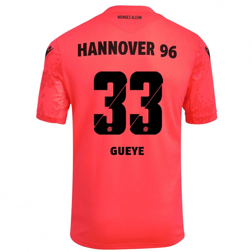 Danxen Dames Abdoulaye Gueye #33 Rood Zwart Keepersshirt 2025/26 T-Shirt