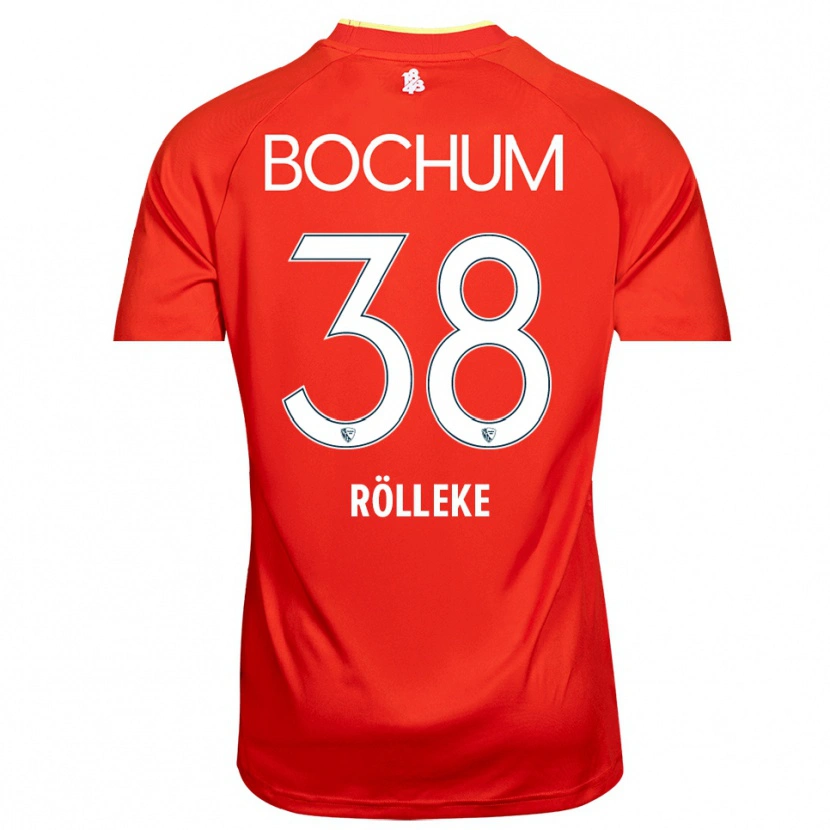 Danxen Dames Hugo Rölleke #38 Rood Wit Keepersshirt 2025/26 T-Shirt