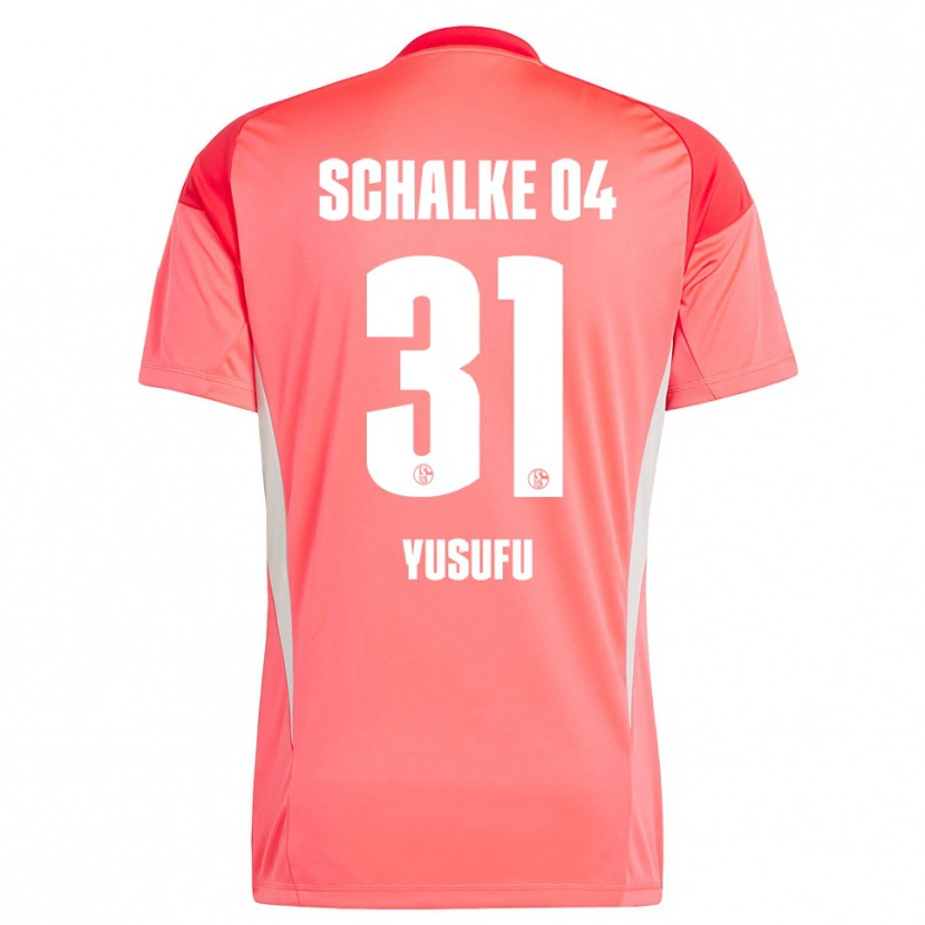 Danxen Dames Faaris Yusufu #31 Koraal Rood Keepersshirt 2025/26 T-Shirt