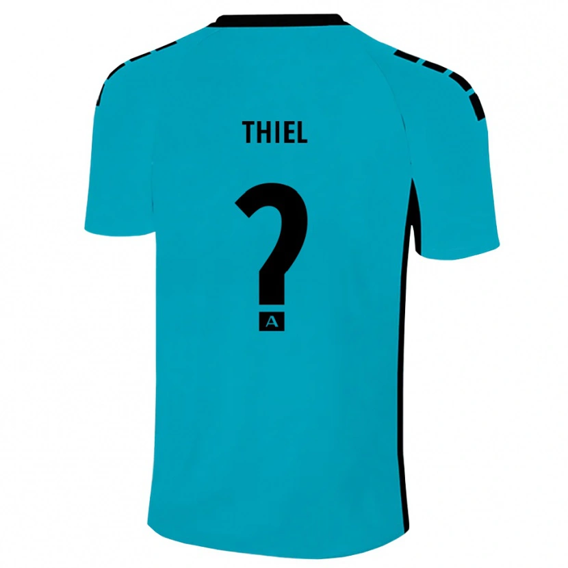 Danxen Dames David Thiel #0 Cyaan Keepersshirt 2025/26 T-Shirt