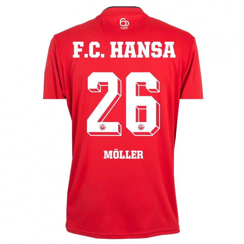 Danxen Dames Andreas Möller #26 Rood Wit Keepersshirt 2025/26 T-Shirt
