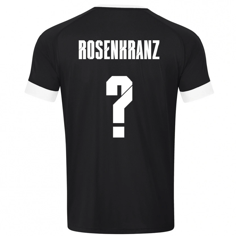 Danxen Dames Colin Rosenkranz #0 Zwart Wit Keepersshirt 2025/26 T-Shirt