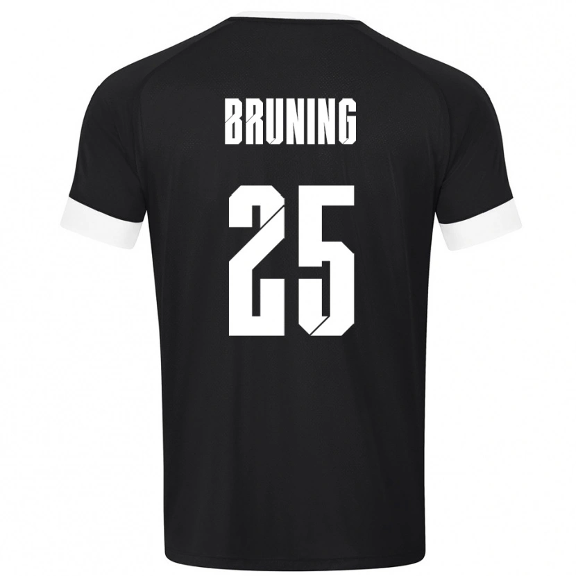 Danxen Dames Malte Brüning #25 Zwart Wit Keepersshirt 2025/26 T-Shirt