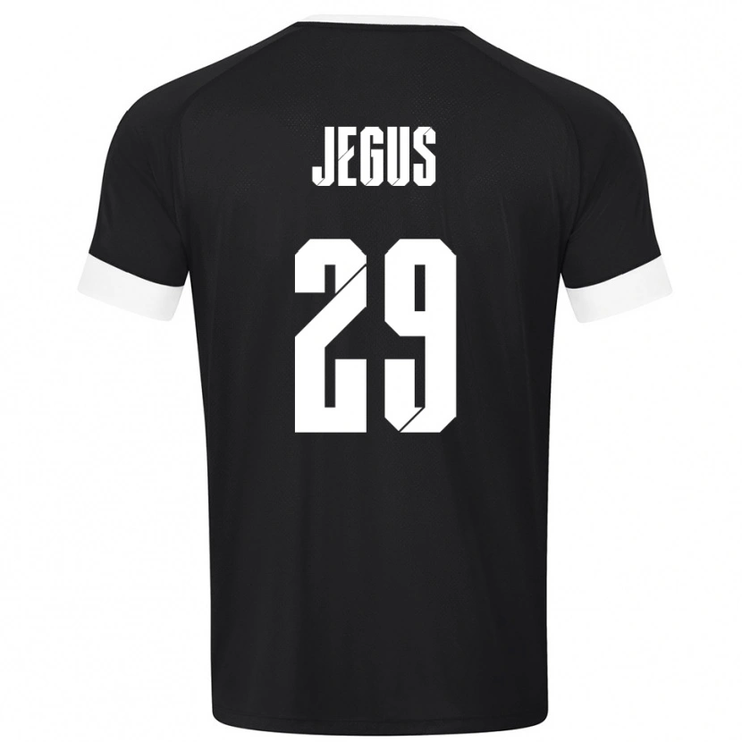Danxen Dames Leonard Jegus #29 Zwart Wit Keepersshirt 2025/26 T-Shirt