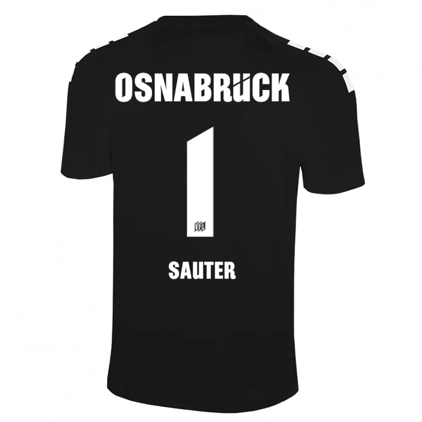 Danxen Dames Niklas Sauter #1 Zwart Wit Keepersshirt 2025/26 T-Shirt