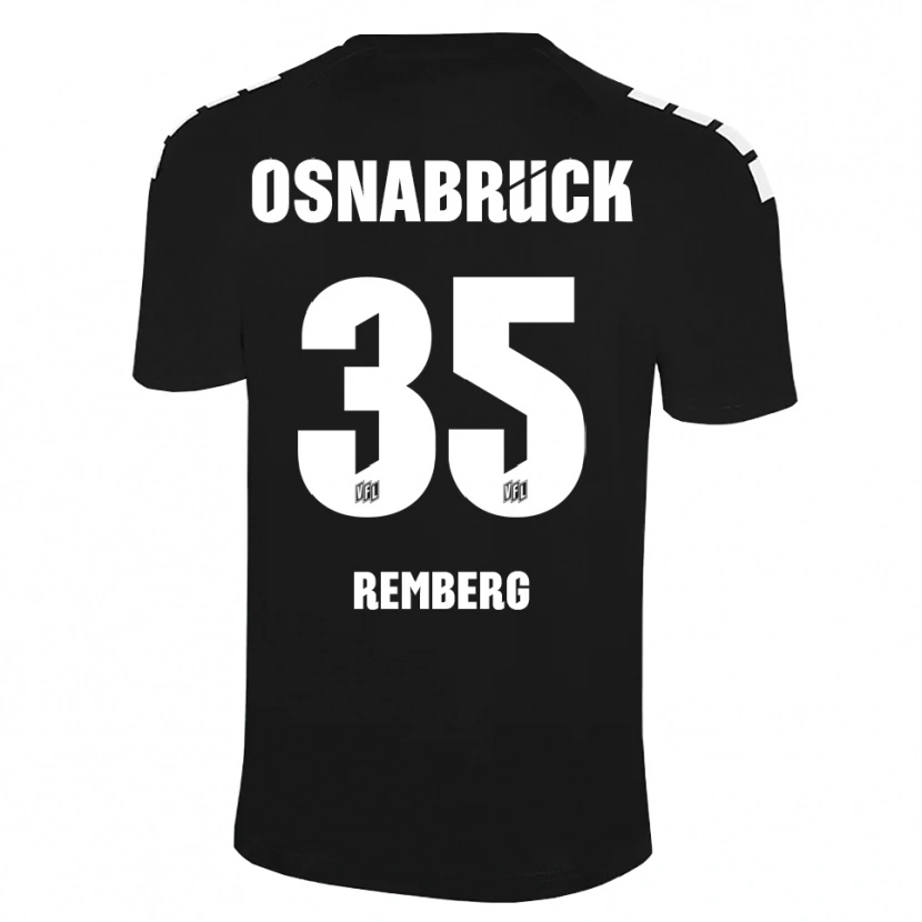 Danxen Dames Mats Remberg #35 Zwart Wit Keepersshirt 2025/26 T-Shirt