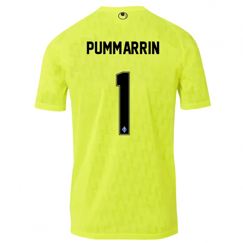 Danxen Dames Kritsana Pummarrin #1 Geel Zwart Keepersshirt 2025/26 T-Shirt