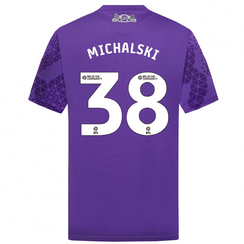 Danxen Dames Nicholas Michalski #38 Paars Wit Keepersshirt 2025/26 T-Shirt